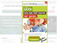 Tablet Screenshot of hospiz-team.de